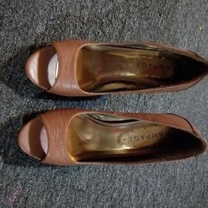 Brown heels